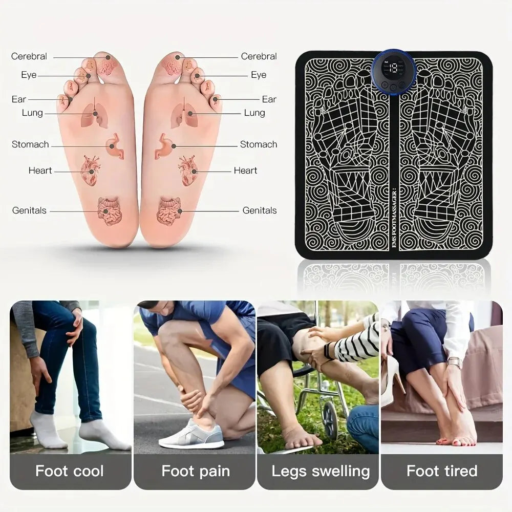 EMS Electric Foot Massage Pad For Pain Relief